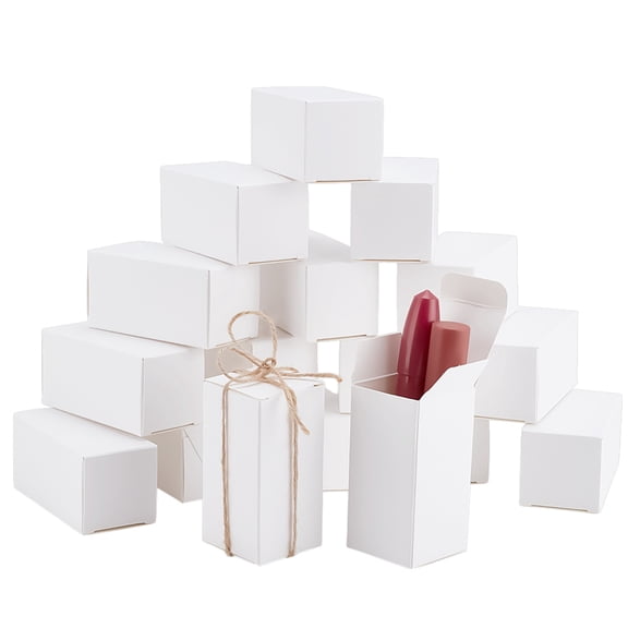 30pcs White Gift Box Small Paper Boxes Mini Cardboard Box with Lid Favor Box Kraft Boxes Candy Box Gift Wrap Boxes DIY