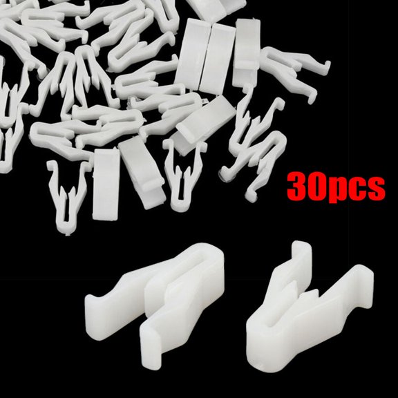 30pcs White Plastic Nylon Switch Bezel Clip For Toyota for 4Runner for Lexus