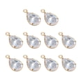 thumbnail image 1 of 30pcs Zirconia Charm,8mm Mini Crystal Bracelet Charm Zircon Rhinestone Pendant Crystal Diamond Charm Gemstone,Teardrop, 1 of 5
