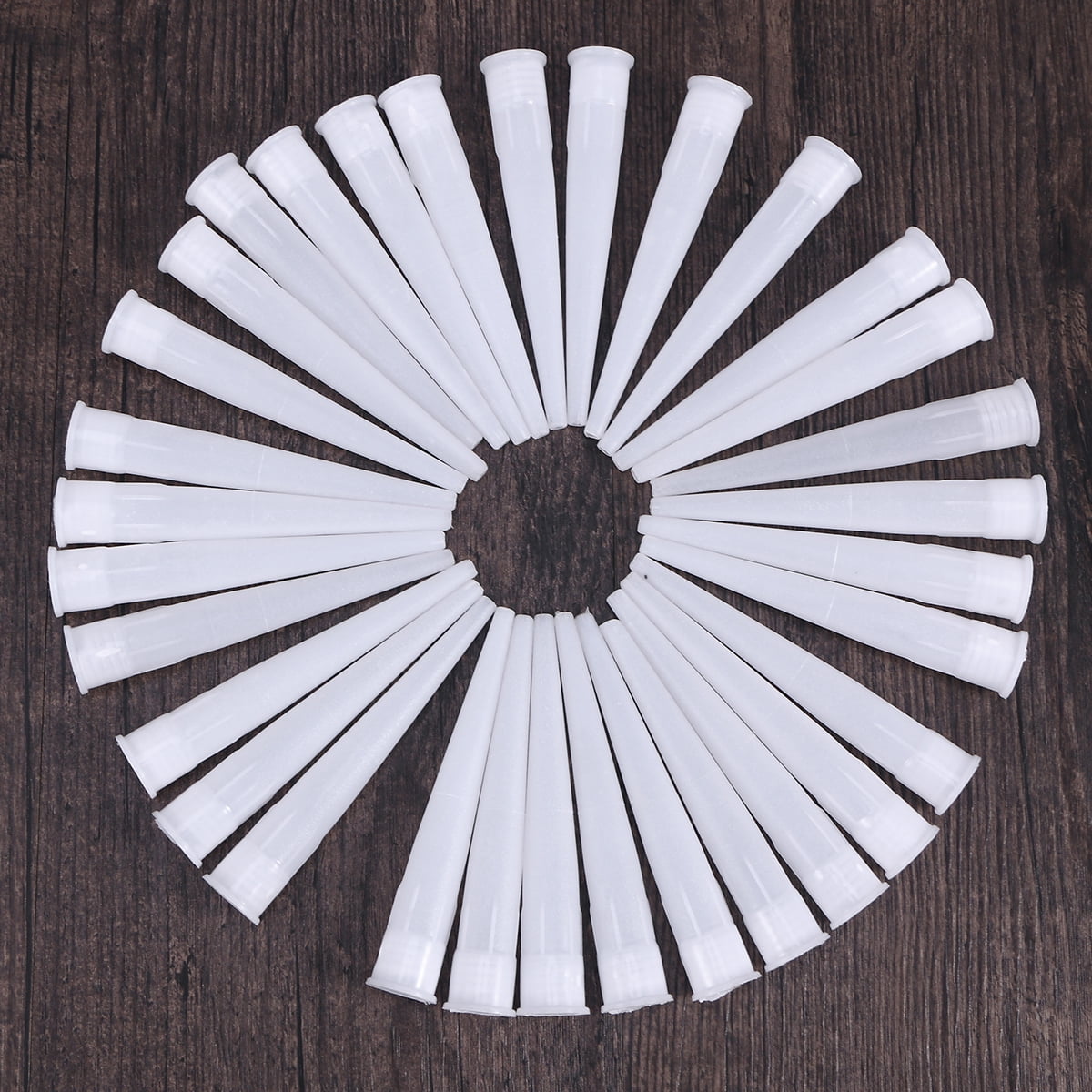 30pcs Disposable Plastic Nozzle Tips for Ink Grip Tubes (White ...
