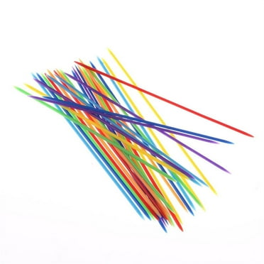 30pcs/set Classic Plastic Pick Up Sticks Set Traditional Game Toy