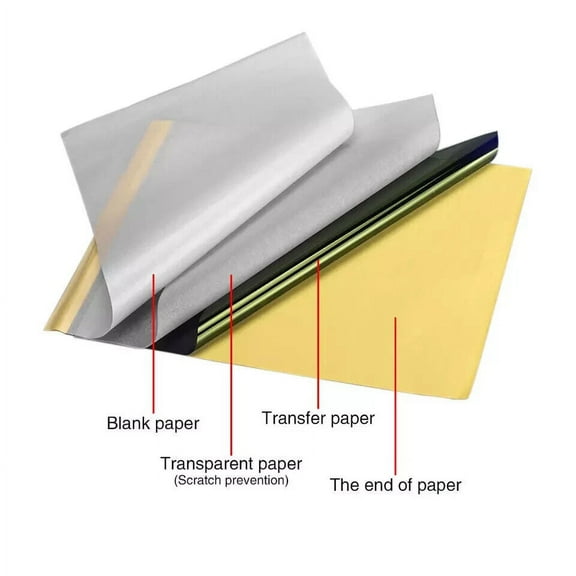 30pcs x Tattoo Thermal Stencil Transfer Carbon Tracing Paper Hectograph Supplies