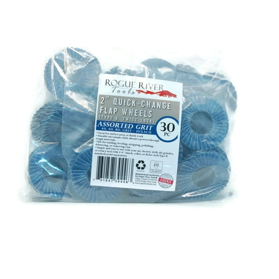 30pk 2&amp;amp;amp;amp;amp;amp;amp;amp;amp;amp;amp;amp;amp;amp;quot; Inch Assorted Flap Sanding Disc Wheels Type R Roloc Twist Lock Disk