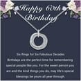thumbnail image 1 of 30th 40th 50th 60th Birthday Gifts Necklaces for Women, Silver Birthday Jewelry Gift for Her Friend Daughter Sister, 1 of 12