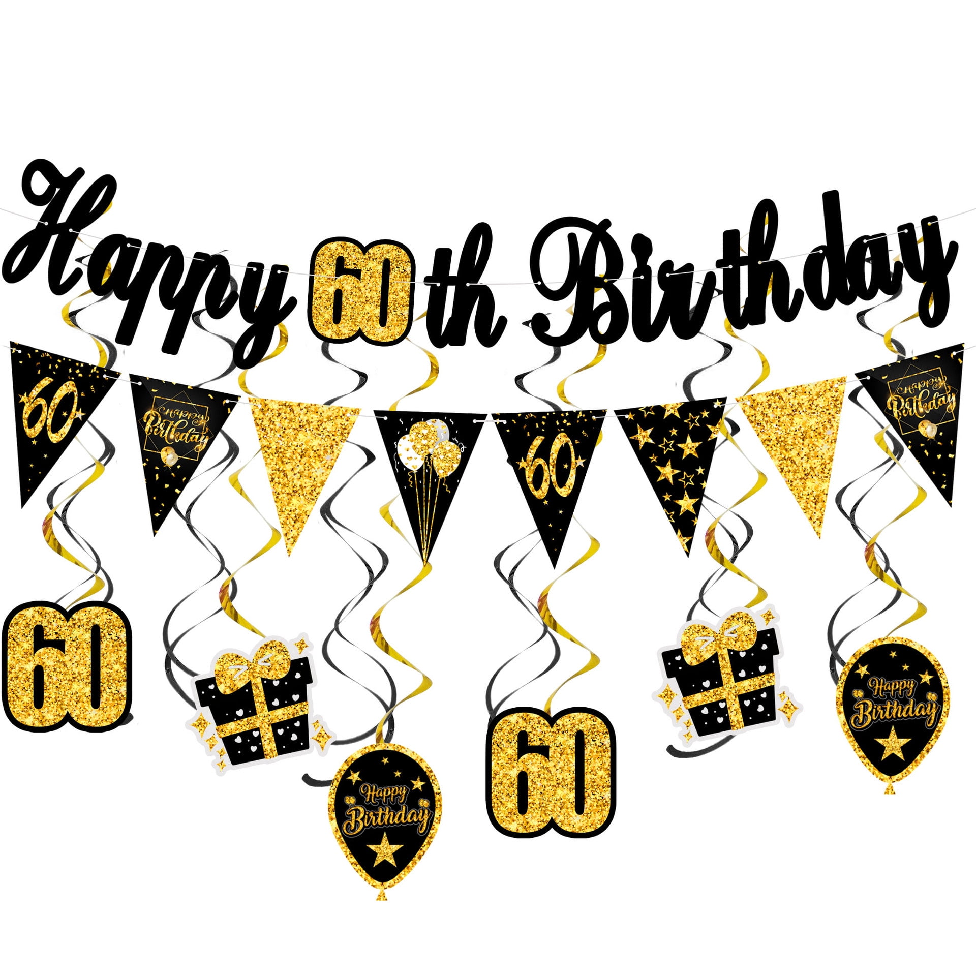 30th 40th 50th 60th birthday decorations Number Balloons Birthday ...