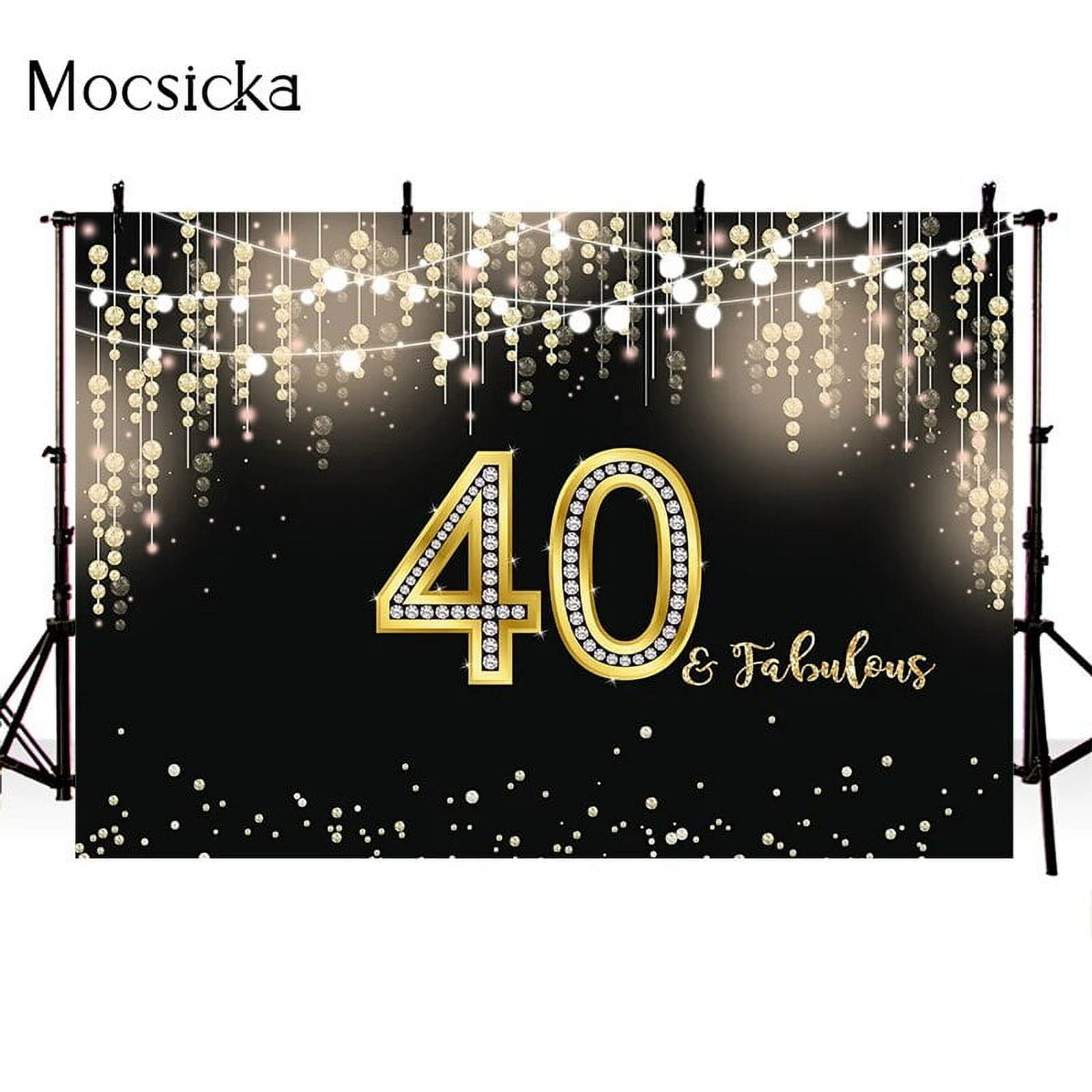 30th 40th Birthday Photography Backgroundlighting Decoration Props 