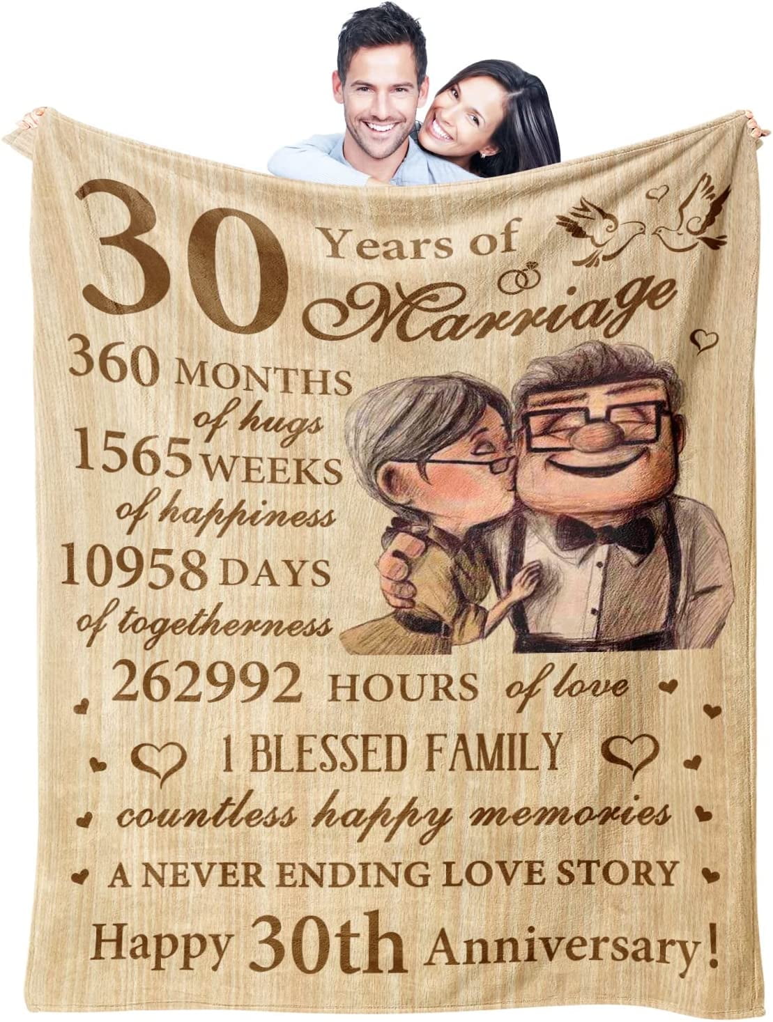 30th Anniversary Wedding Gifts for Couples, 30th Anniversary