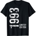 thumbnail image 1 of 30th Birthday 30 Years Man Woman Retro Vintage 1993 Gift T-Shirt Black Small, 1 of 4