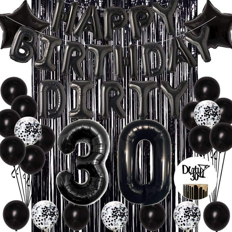 Cheers to 30 Years Backdrop Banner Happy 30th Birthday Decorations for Men  Wo