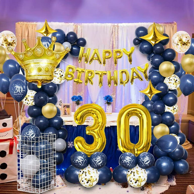 Happy 30th birthday decoration for men and women