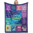 thumbnail image 1 of 30th Birthday Gifts Blanket for Her, 30th Birthday Decorations Blanket for Women Men 30 Year Old Birthday Gifts Ideas for Sister Friend Wife Husband Throw Blankets 50" x 60", 1 of 6