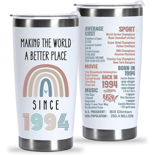 30th Birthday Gifts For Women Men Since 1994, Turning 30 Birthday Gifts