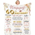 thumbnail image 1 of 30th Birthday Gifts for Her, 30 Year Old Birthday Gifts for Women, Gifts for 30th Birthday Woman, 1993 30th Birthday Gifts for Women Blanket 50" X 60", 30th Birthday Decorations for Women Girlfriend, 1 of 6