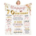 thumbnail image 1 of 30th Birthday Gifts for Her, 30 Year Old Birthday Gifts for Women, Gifts for 30th Birthday Woman, 1993 30th Birthday Gifts for Women Blanket 50" X 60", 30th Birthday Decorations for Women Girlfriend, 1 of 5