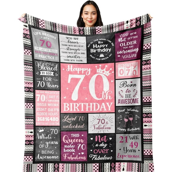 30th Birthday Gifts for Her, 30th Birthday Decorations for Women, Happy 30th Birthday Gifts for Women, 30 Year Old Birthday Gift for 30 Year Old Women, 1994 Birthday Decoration Blanket 200x150CM
