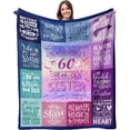 thumbnail image 1 of 30th Birthday Gifts for Women, 30 Year Old Sister Birthday Gift Ideas, Gifts for 30 Year Old Women, 30 Year Old Birthday Gifts for Women Sister, To My 30-Year-Old Sister Throw Blanket 50"x60", 1 of 5