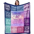 thumbnail image 1 of 30th Birthday Gifts for Women, 30 Year Old Sister Birthday Gift Ideas, Gifts for 30 Year Old Women, 30 Year Old Birthday Gifts for Women Sister, To My 30-Year-Old Sister Throw Blanket 50"x60", 1 of 5