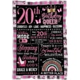 thumbnail image 1 of 30th Birthday Gifts for Women, 30th Birthday Throw Blanket, 30 Year Old Birthday Gifts for Women, 30th Birthday Decorations for Women, Gifts for 30th Birthday Woman Blanket on Anniversary, 1 of 5