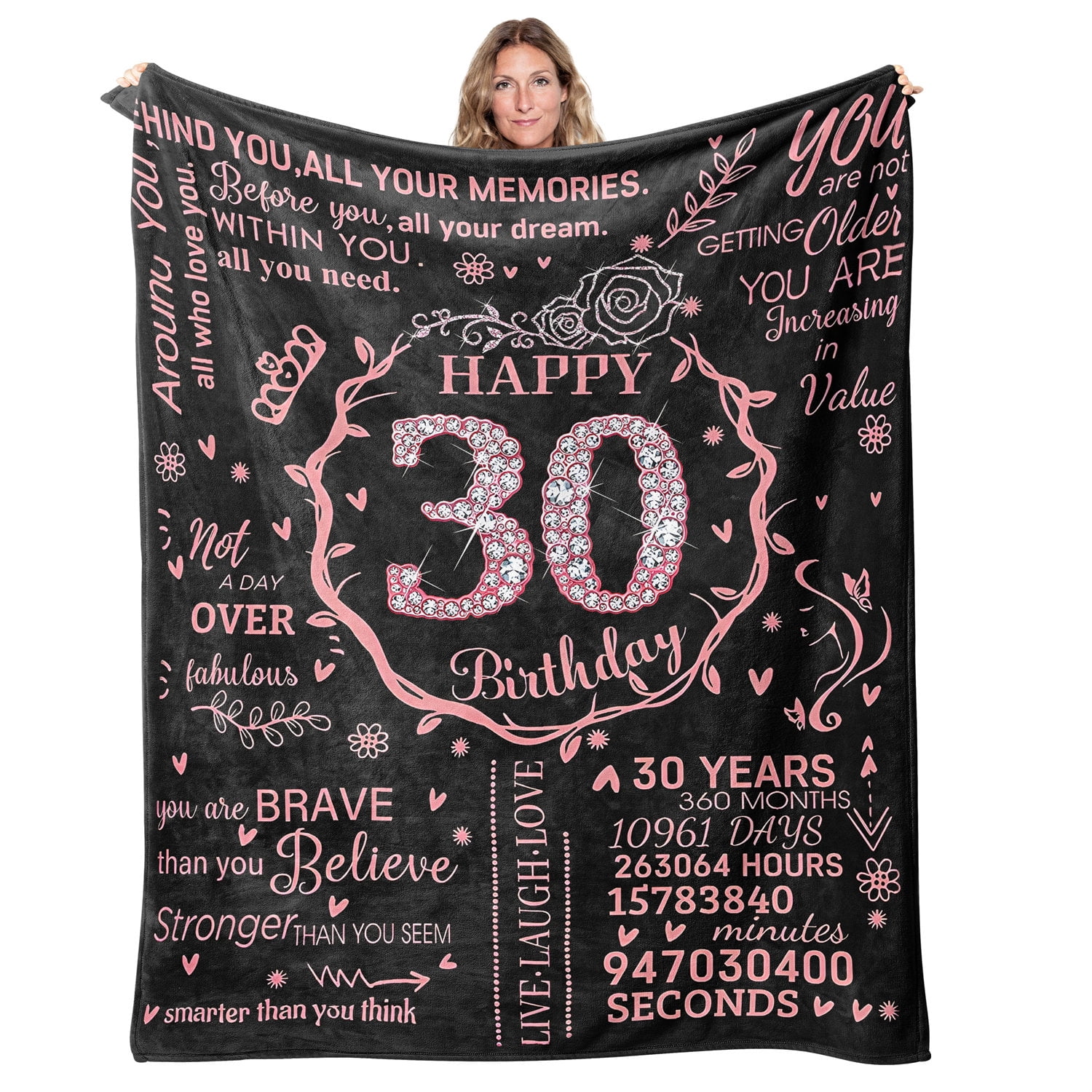 30th Birthday Gift Set For Women – Mug, Candle, Makeup Bag, Keychain & Socks - View #10