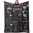 thumbnail image 1 of 30th Birthday Gifts for Women Best 1994 Birthday Decorations for Mom Aunt Friends,Back in 1994 Unique 30 Year Old Birthday Pink Blanket for Her,Soft Comfortable Throw Blanket 40''x50'', 1 of 5