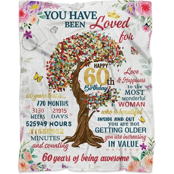 30th Birthday Gifts for Women, 30th Birthday Throw Blanket, 30 Year Old Birthday Gifts for Women, 30th Birthday Decorations for Women, Gifts for 30th Birthday Woman Blanket on Anniversary