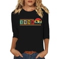 thumbnail image 1 of 30th Birthday Gifts for Women Vintage 1996 T Shirts for Women 3/4 Length Sleeve Tops Retro Birthday Party Top Business Casual Outfits Short Sleeve Graphic Tee Tops 2026 Summer Beach Vacation Outfits, 1 of 4