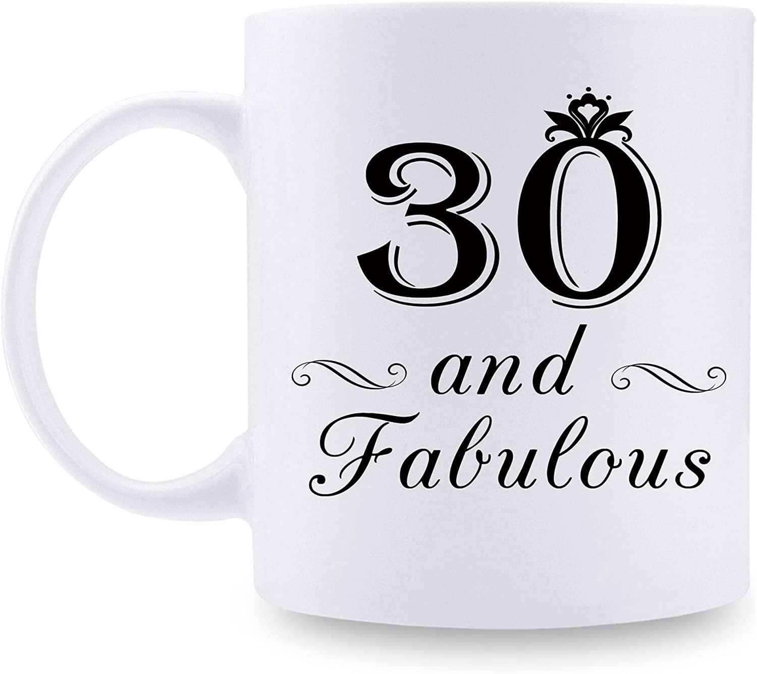 30th Birthday Gifts for Women 30 and Fabulous Mug 30 Year Old Present Ideas for Wife