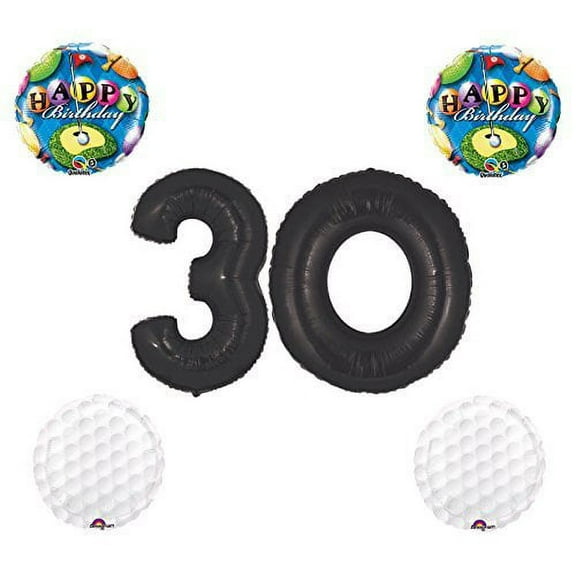 30th Birthday Golf Themed Balloon Set by Qualatex