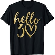 30th Birthday Hello Thirty Squad Gifts T Shirt T-Shirt