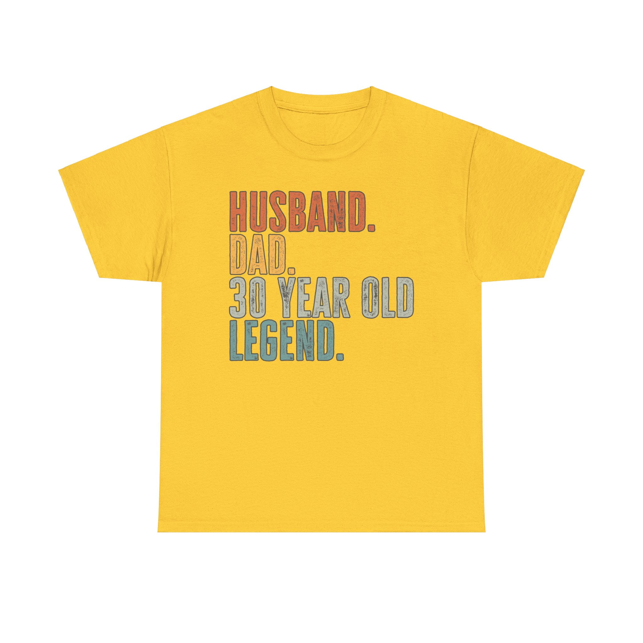 30th Birthday Husband Dad Shirt Gifts Tshirt Tee Crew Neck - Walmart.com
