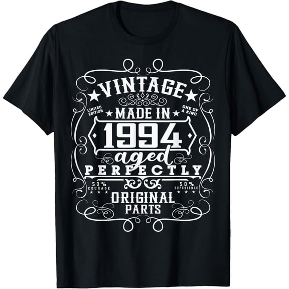 30th Birthday Man Woman 30 Years 1994 Decorative Funny Gift T-Shirt