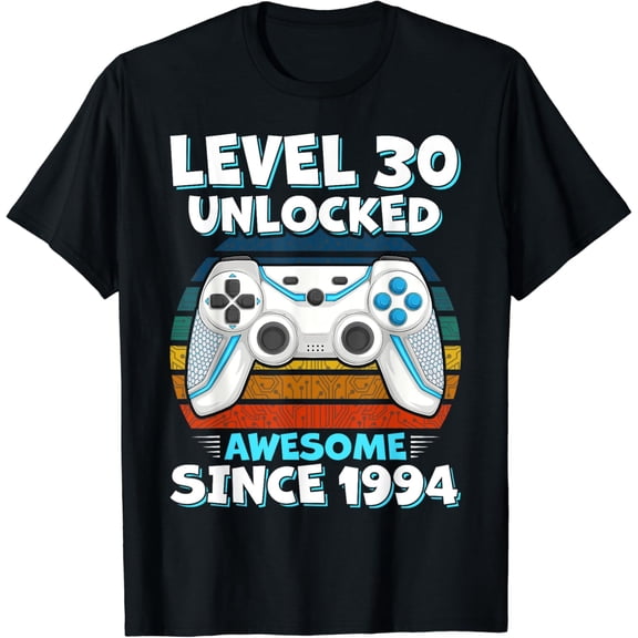 30th Birthday Man Woman 30 Years 1994 Decorative Funny Gift T-Shirt