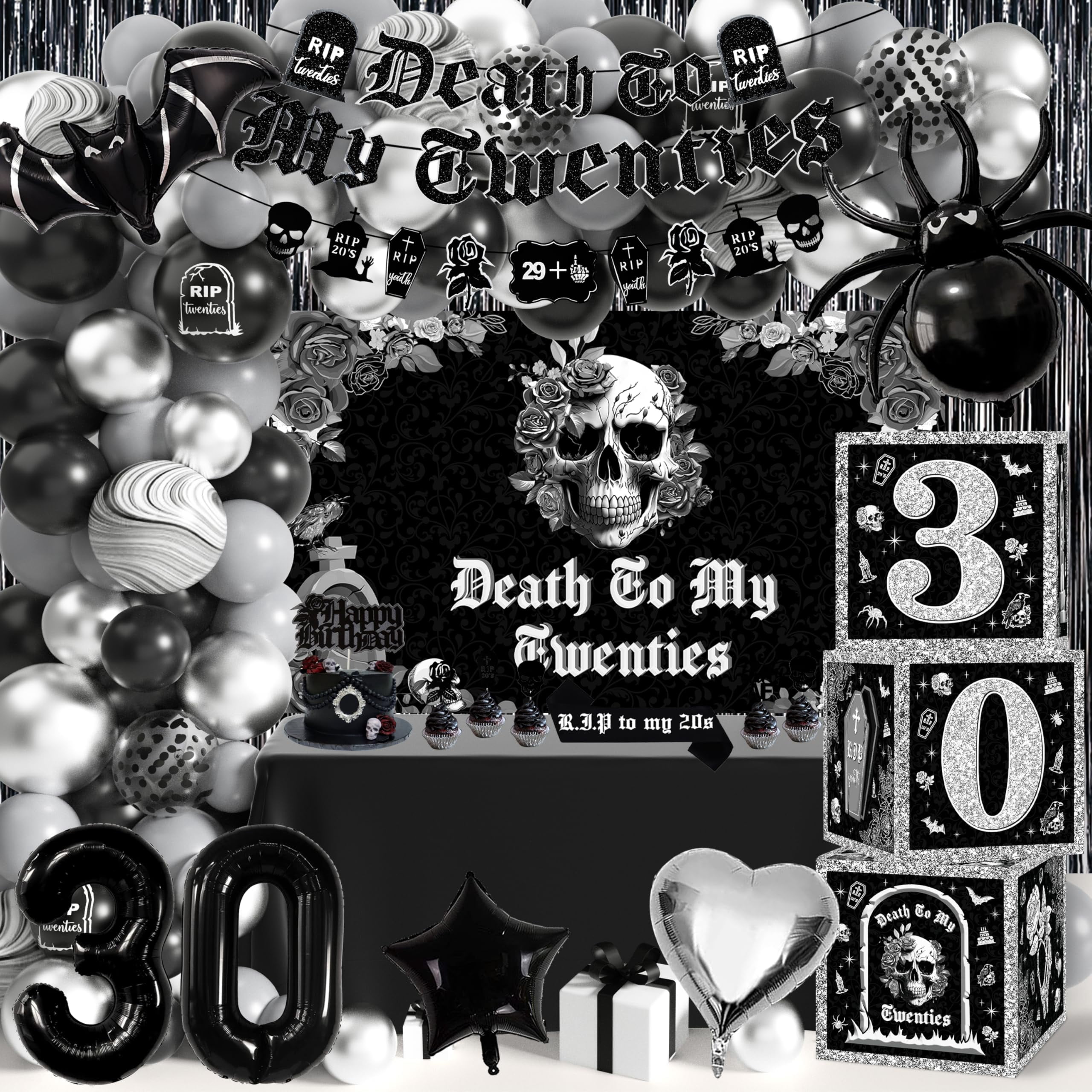 30th Birthday Party Decorations Pack, Death AIS1 to My Rip 30th ...