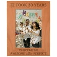 thumbnail image 1 of ThisWear 30th Birthday Picture Frame It Took 30 Years To Become Awesome Wood Engraved Portrait 5x7 Photo Frame, 1 of 6