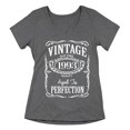 thumbnail image 1 of 30th Birthday VINTAGE 1993 Women's V-neck, 2XL, Heather Charcoal, 1 of 2