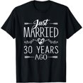 thumbnail image 1 of 30th Wedding Anniversary - 30 Years Marriage Matching T-Shirt, 1 of 3