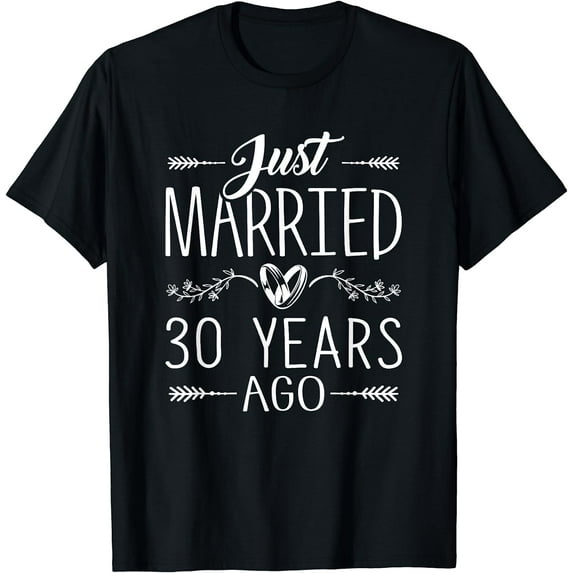 30th Wedding Anniversary - 30 Years Marriage Matching T-Shirt