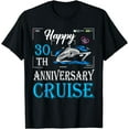 thumbnail image 1 of 30th Wedding Anniversary - Happy 30th Anniversary Cruise T-Shirt, 1 of 4