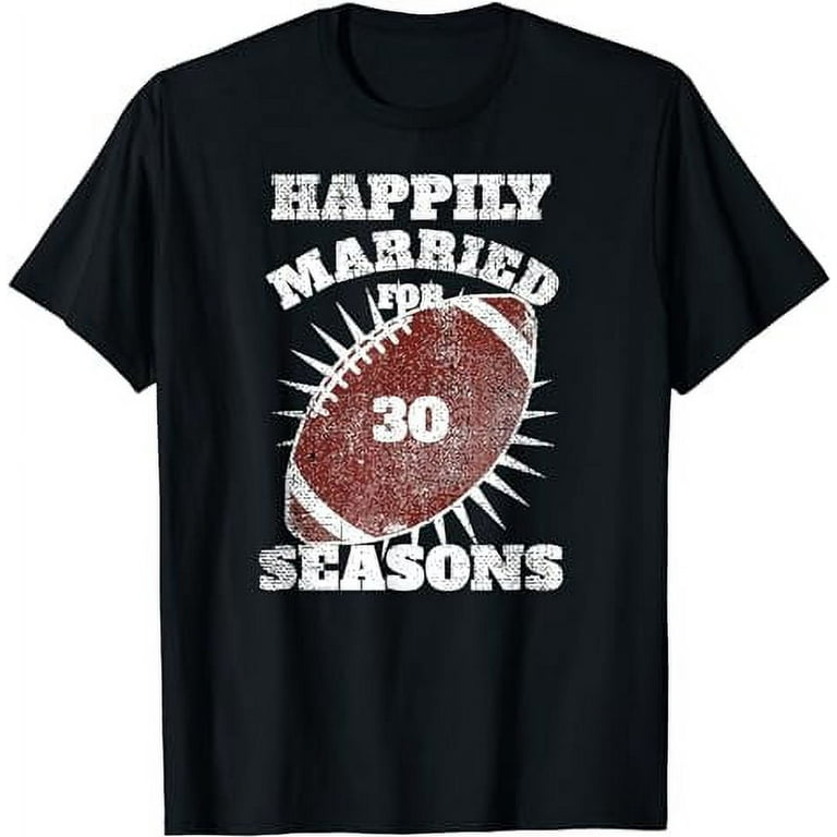1 Years Wedding Anniversary T-Shirt Football Couple Gift 1 Years Wedding Anniversary T-Shirt Football Couple Gift