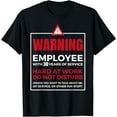 thumbnail image 1 of 30th Year Work Anniversary funny 30 Years of Service Warning T-Shirt, 1 of 4