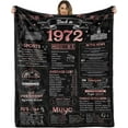thumbnail image 1 of 30th birthday gifts for her women, 30th anniversary blanket for couples -Back in 1994-30 year old birthday gifts for women 30th birthday decorations for women throw blanket 60Lx50W, 1 of 5