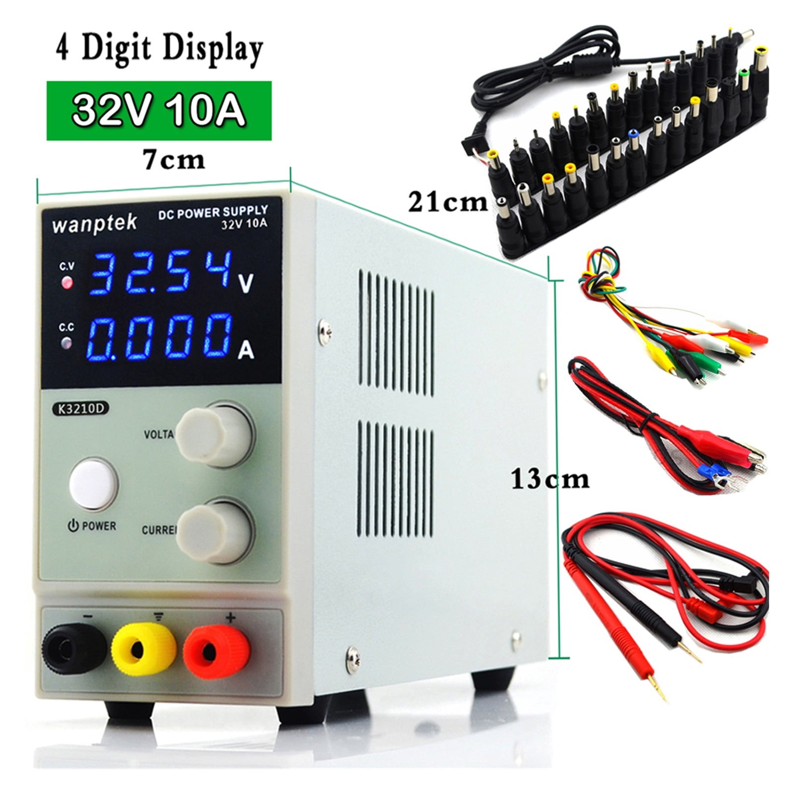 30v 10a K3010D Mini Switching Regulated Adjustable DC Power Supply SMPS ...