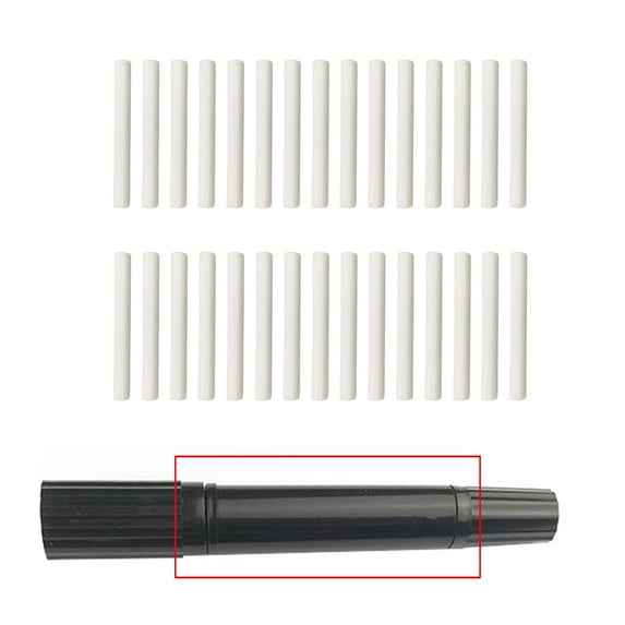 30x Large Refillable Pen Double Head DIY Whiteboard Pen Marker Replacement Nib Drawing Illustration - 80x10MM