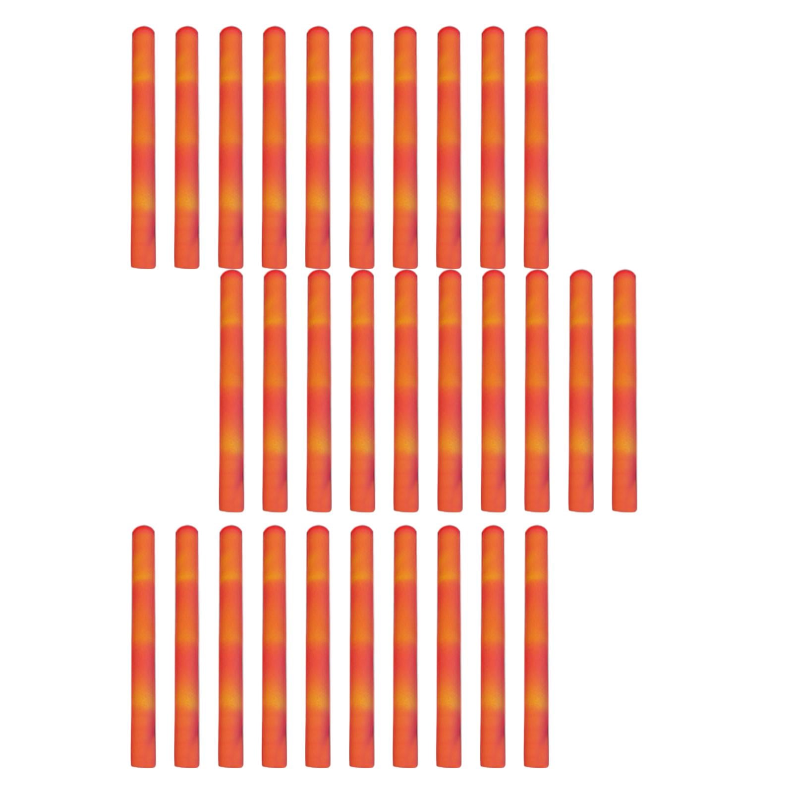 30x Light up Foam Sticks LED Glow Sticks Bulk for Holiday Halloween