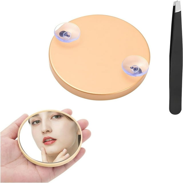 30x Magnifying Travel Travel Cosmetic Small Magnifying With Suction Cup