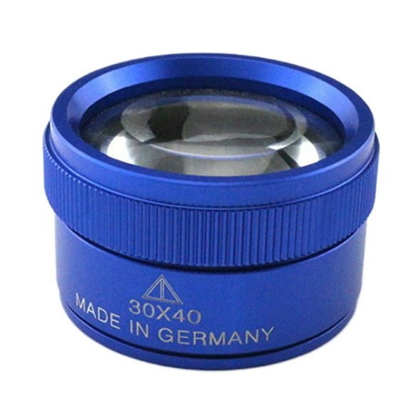 30x Optics Loupes Magnifier Loop Microscope Magnifying Glass Lens Portable for Jeweler Coins Stamps