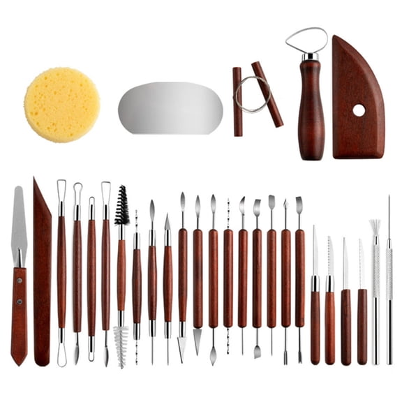 30x/Set Polymer Sculpting Tool Modelings Clay Tool Set Clay Carving Tool for Kid