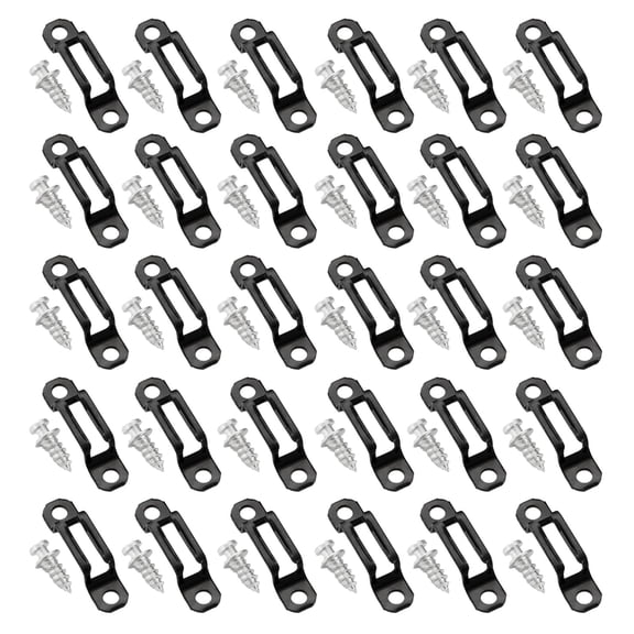 30x Stainless Steel Invisible Furniture Joining Connector Screw Fastener For Cabinet Wardrobe Laminate Bookcase Assembly