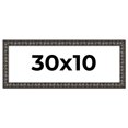 thumbnail image 1 of 30x10 Frame Black-Brown Medieval Solid Wood Picture Frame | 1.5 Inch Moulding Width | Gotham, 1 of 8