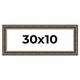 thumbnail image 1 of 30x10 Frame Black Real Wood Picture Frame Width 2 inches | Interior Frame Depth 0.5 inches | Fitz, 1 of 8